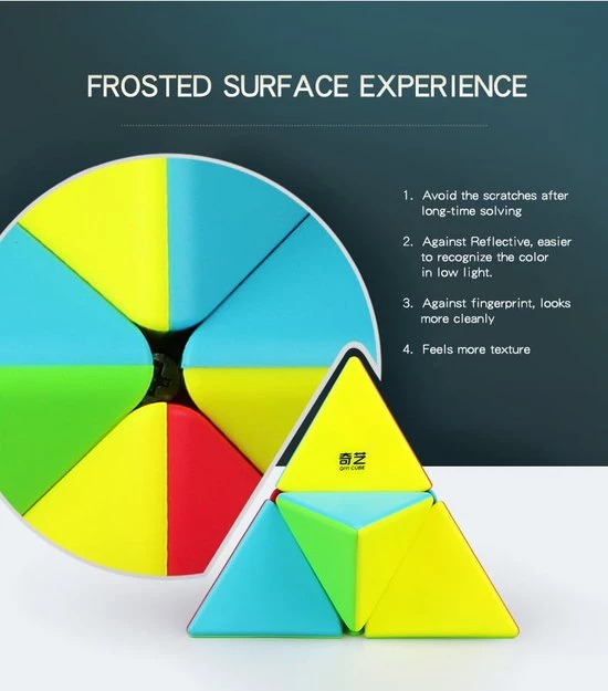 Qiyi Pyraminx 2x2 9 Qiyi Pyraminx 2x2 - Afbeelding 7