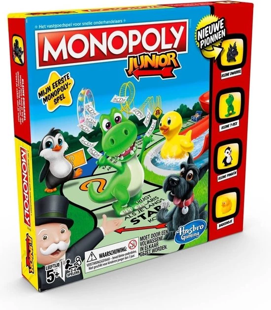 Hasbro Spellenbundel - 2 Stuks - Monopoly Junior & Levensweg Electronisch Bankieren 4 Hasbro Spellenbundel - 2 Stuks - Monopoly Junior & Levensweg Electronisch Bankieren - Afbeelding 2