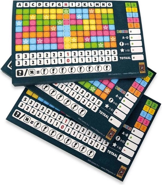 999 Games Spellenset - 2 Stuks - Keer Op Keer - Dobbelspel & Scoreblok 3 Stuks Level 1 4 999 Games Spellenset - 2 Stuks - Keer Op Keer - Dobbelspel & Scoreblok 3 Stuks Level 1 - Afbeelding 2