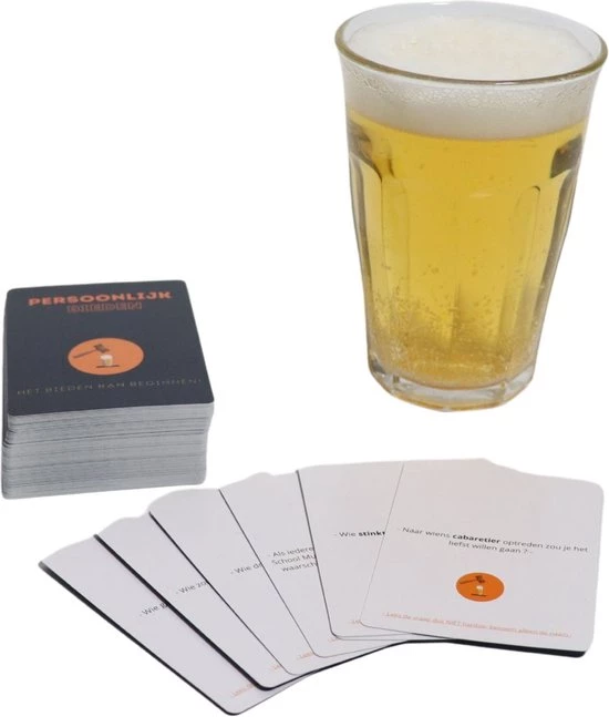 Gezellig Drankspel - Persoonlijk Bieden - Drankspellen Met Kaarten (75 Kaarten) 5 Gezellig Drankspel - Persoonlijk Bieden - Drankspellen Met Kaarten (75 Kaarten) - Afbeelding 3