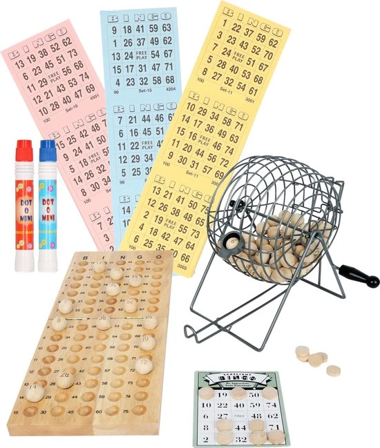 Merkloos Luxe Bingo Spel Metaal/hout Complete Set Nummers 1-75 Met Molen, 174x Bingokaarten En 2x Stiften - Bingospel - Bingo Spellen - Bingomolen Met Bingokaarten - Bingo Spelen 11 Merkloos Luxe Bingo Spel Metaal/hout Complete Set Nummers 1-75 Met Molen, 174x Bingokaarten En 2x Stiften - Bingospel - Bingo Spellen - Bingomolen Met Bingokaarten - Bingo Spelen - Afbeelding 9