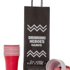 Drinking Heroes Beerpong Met Goede Pingpongballen | Red Cups | Drankspel | 18+ | Verjaardag Cadeau