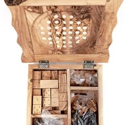 Olijfolie & Honing Schaakbord Olijfhout Set Domino-dammen 22x22x7 19 Olijfolie & Honing Schaakbord Olijfhout Set Domino-dammen 22x22x7 -Spellen-Voor-Volwassenen Winkel 550x696 1