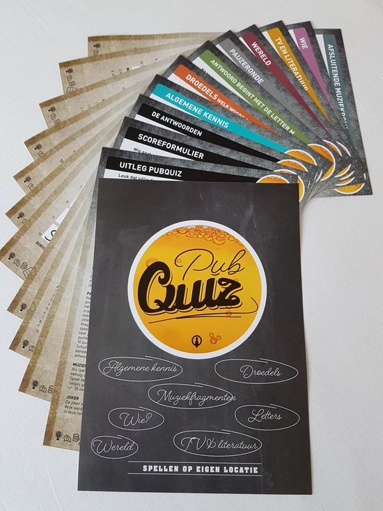 Merkloos Pubquiz Voor Thuis (2)| Ga De Strijd Aan Met Elkaar! 3 Merkloos Pubquiz Voor Thuis (2)| Ga De Strijd Aan Met Elkaar!