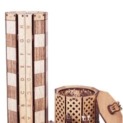 HappyWoods - Handgemaakt Plooibaar Schaakspel - Houten Schaakbord Met Schaak Stukken - Schaakset - Schaakspellen Schaakspel Hout Volwassenen Schaakborden Kinderen - 36 X 36cm -Spellen-Voor-Volwassenen Winkel 550x750 2