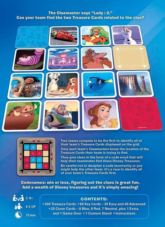 USAopoly CODENAMES: Disney Family Edition Bordspel Familie 5 USAopoly CODENAMES: Disney Family Edition Bordspel Familie - Afbeelding 3