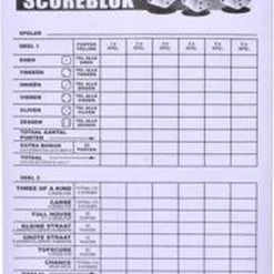 Identity Games Yahtzee Scoreblok - 10 Stuks