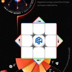 Gan 11 M Pro 3x3 - FROSTED STICKERLESS -Spellen-Voor-Volwassenen Winkel 550x763 1