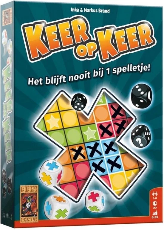 999 Games Spellenset - 2 Stuks - Keer Op Keer - Dobbelspel & Scoreblok 3 Stuks Level 1 6 999 Games Spellenset - 2 Stuks - Keer Op Keer - Dobbelspel & Scoreblok 3 Stuks Level 1 - Afbeelding 4