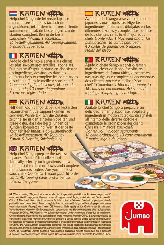 Jumbo Ramen Ink - Kaartspel - Bordspel 13 Jumbo Ramen Ink - Kaartspel - Bordspel - Afbeelding 11