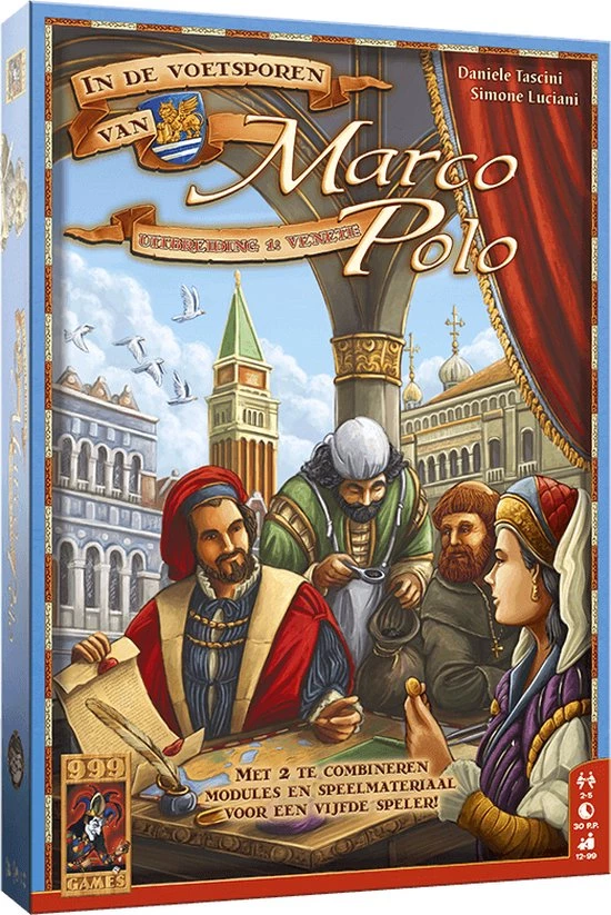 999 Games Marco Polo Uitbreiding Veneti Bordspel 6 999 Games Marco Polo Uitbreiding Veneti Bordspel - Afbeelding 4