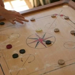 New Carrom, ECO Hardhout, Compact - Carrom Spel -Spellen-Voor-Volwassenen Winkel 550x825 3